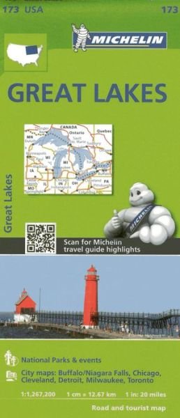 Cover for Michelin · Great Lakes - Zoom Map 173 (Kartor) (2022)