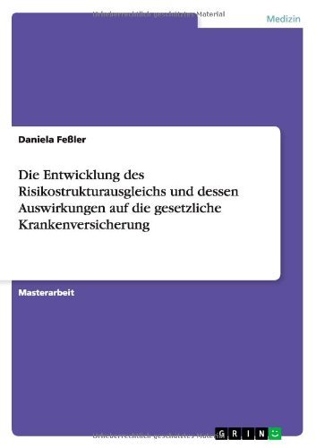 Cover for Feßler · Die Entwicklung des Risikostrukt (Bok) [German edition] (2013)
