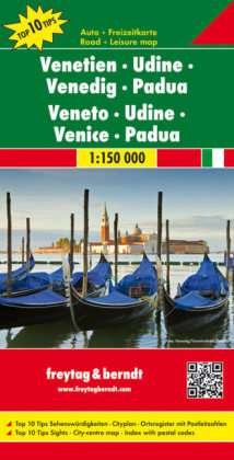Cover for Veneto - Udine - Venice - Padua Road Map 1:150 000 (Kort) (2016)