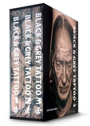 Cover for Marisa Kakoulas · Black &amp; Grey Tattoo - 3 Volume Set: From Street Art to Fine Art (Hardcover Book) (2010)