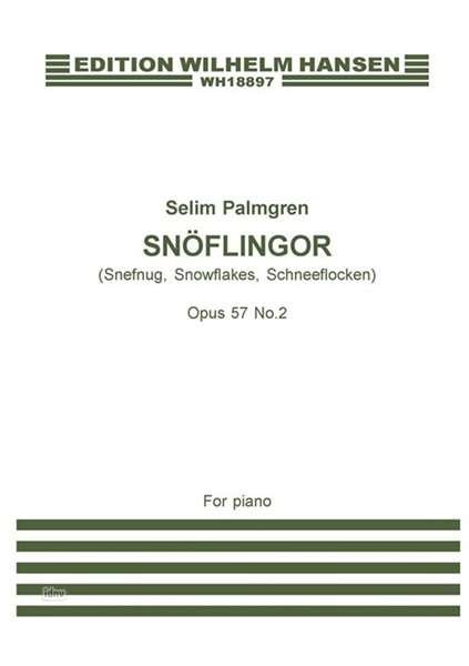 Cover for Selim Palmgren · Selim Palmgren: Snowflakes Op.57, No.2 (Piano) (Sheet music) (2015)