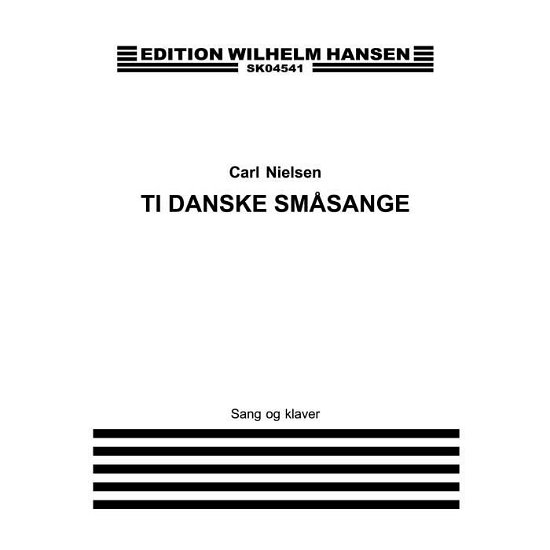 Cover for Carl Nielsen · 10 Danske småsange (Book) [1. wydanie] (2001)
