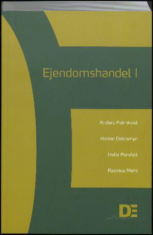 Cover for Anders Palmkvist · Ejendomshandel I (Bog) (2018)