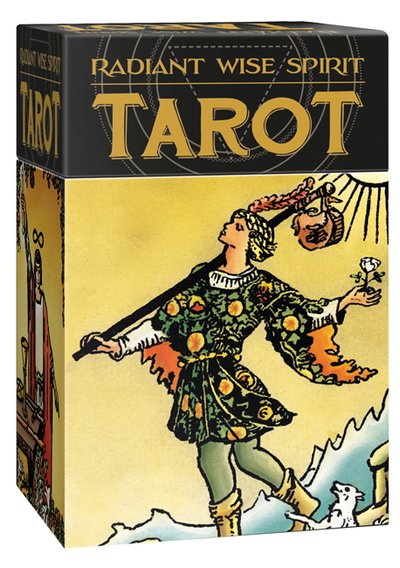 Cover for Waite, A. E. (A. E. Waite) · Radiant Wise Spirit Tarot (Flashcards) (2019)