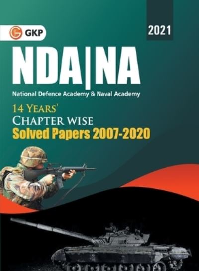 Cover for G K Publications (P) Ltd · Nda/Na 2021 Chapter-Wise Solved Papers 2007-2016 (Include Solved Papers 2017-2020) (Taschenbuch) (2021)