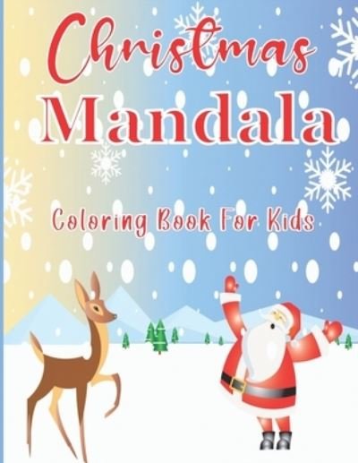 Cover for Design Colsby · Christmas Mandala Coloring Book For Kids (Paperback Bog) (2020)