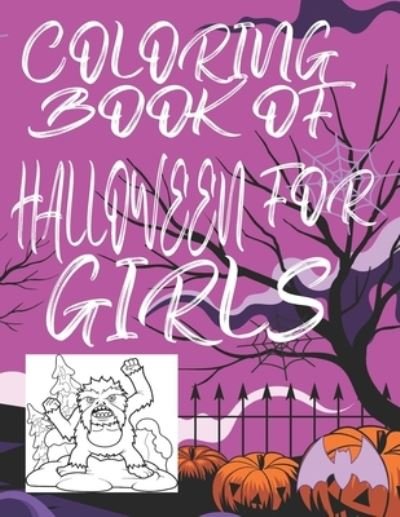 Cover for Coloring Books · Coloring Book of Halloween for Girls (Pocketbok) (2020)