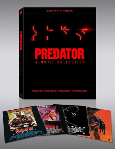 Cover for Predator 4 Movie Collection (Blu-Ray) (2018)