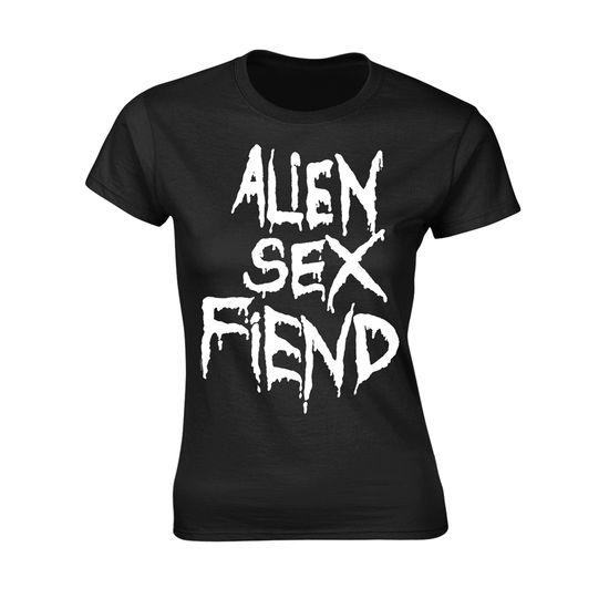 Cover for Alien Sex Fiend · Logo (T-shirt) [size M] [Black edition] (2019)