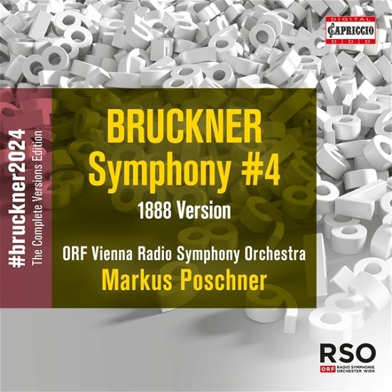 Bruckner: Symphony No.4 (1888 Version) - Orf Vienna Radio Symphony Orchestra / Markus Poschner - Musik - CAPRICCIO - 0845221080857 - 5. maj 2023