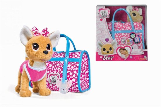 CCL Star Chihuahua GID m/taske 20cm - Chi Chi Love - Merchandise - Simba Toys - 4006592008857 - March 6, 2022