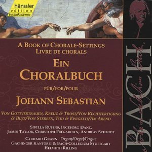 BACH: A Book of Chorale-Settin - Rilling / Gächinger Kantorei - Musik - hänssler CLASSIC - 4010276015857 - 17. februar 2000