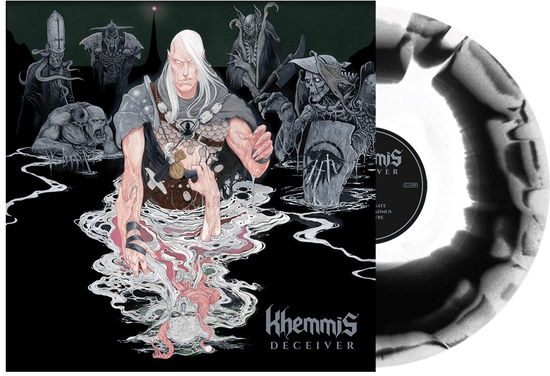 Cover for Khemmis · Deceiver (Iex) Black &amp; White Swirl (LP) (2022)