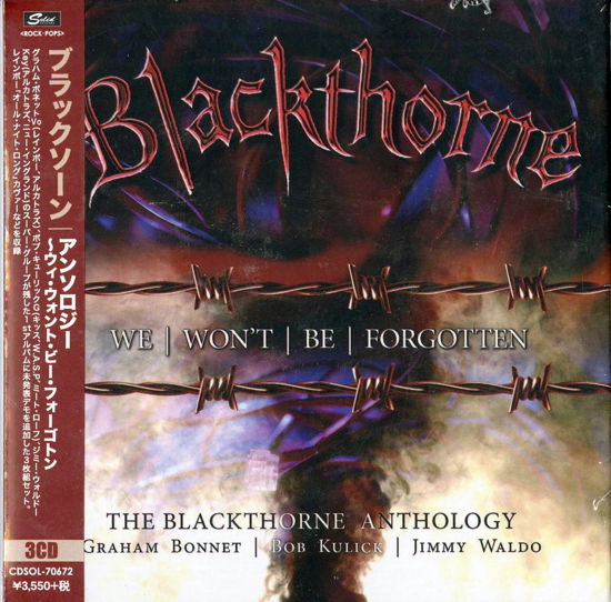 Cover for Blackthorne · We Won`t Be Forgotten-the Blackthorne Anthology:3cd Remastered Boxsett 1983-1986 (CD) [Japan Import edition] (2019)