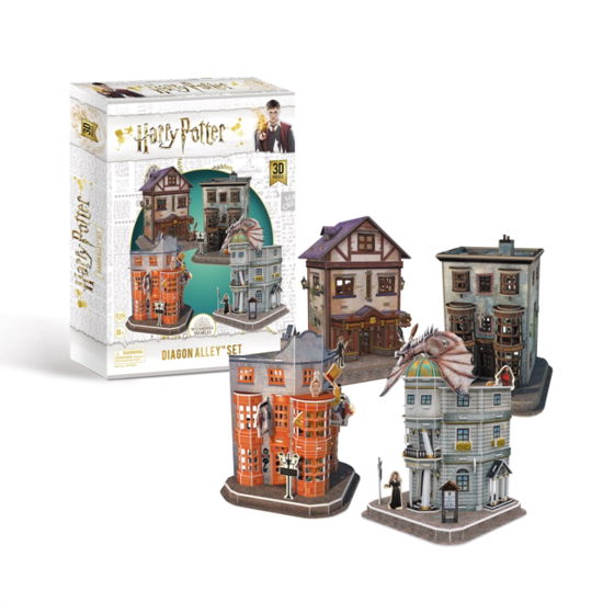 Harry Potter Diagon Alley Complete Collection (273Pc) 3D Jigsaw Puzzle - Harry Potter - Brettspill - UNIVERSITY GAMES - 5012822075857 - 1. april 2022