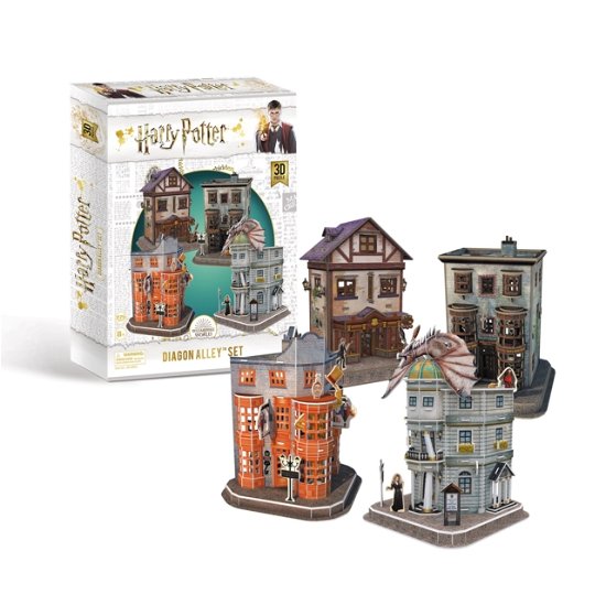 Harry Potter Diagon Alley Complete Collection (273Pc) 3D Jigsaw Puzzle - Harry Potter - Brætspil - UNIVERSITY GAMES - 5012822075857 - 1. april 2022