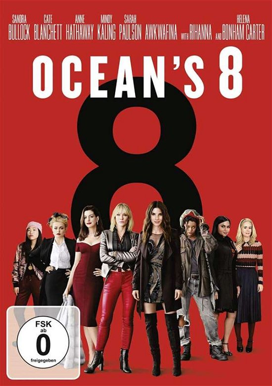 Cover for Sandra Bullock,cate Blanchett,anne Hathaway · Oceans 8 (DVD) (2018)