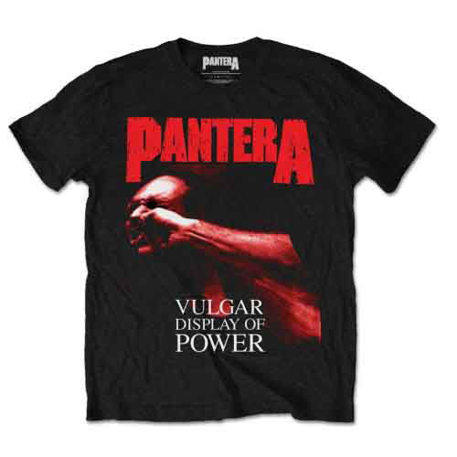 Pantera Unisex T-Shirt: Red Vulgar - Pantera - Produtos - MERCHANDISE - 5055295391857 - 17 de janeiro de 2020