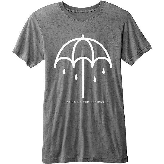 Cover for Bring Me The Horizon · Bring Me The Horizon Unisex Burn Out T-Shirt: Umbrella (T-shirt) [size S] [Grey - Unisex edition]