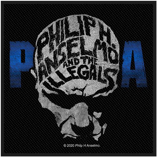 Philip H. Anselmo & The Illegals Standard Woven Patch: Face - Phil H. Anselmo & The Illegals - Merchandise -  - 5056365705857 - 