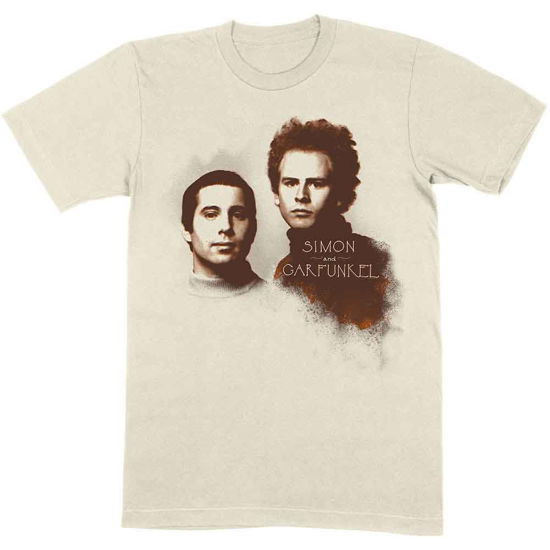 Simon & Garfunkel Unisex T-Shirt: Faces - Simon & Garfunkel - Fanituote -  - 5056368663857 - 