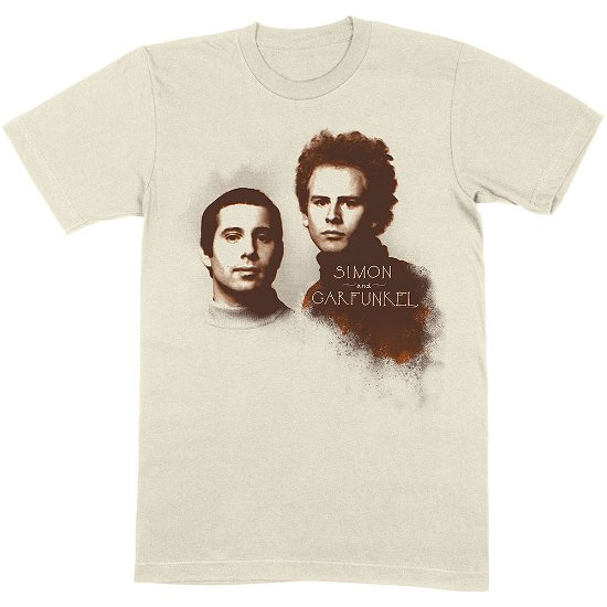 Simon & Garfunkel Unisex T-Shirt: Faces - Simon & Garfunkel - Merchandise -  - 5056368663857 - 