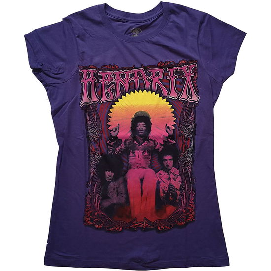 Jimi Hendrix Ladies T-Shirt: Karl Ferris Wheel - The Jimi Hendrix Experience - Merchandise -  - 5056368676857 - June 10, 2021