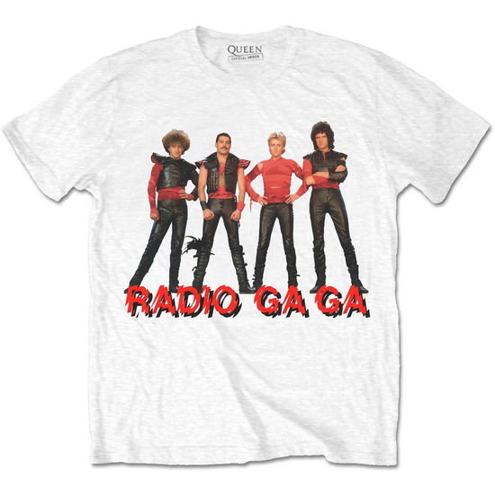 Queen Unisex T-Shirt: Radio Ga Ga - Queen - Mercancía -  - 5056561051857 - 