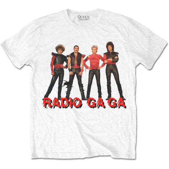 Queen Unisex T-Shirt: Radio Ga Ga - Queen - Koopwaar -  - 5056561051857 - 