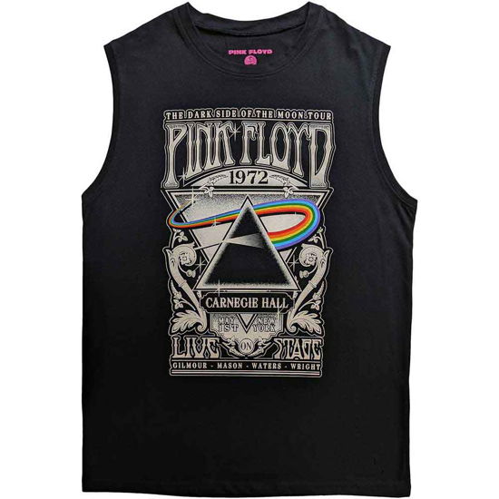 Pink Floyd Unisex Tank T-Shirt: Carnegie Hall Poster - Pink Floyd - Koopwaar -  - 5056561080857 - 