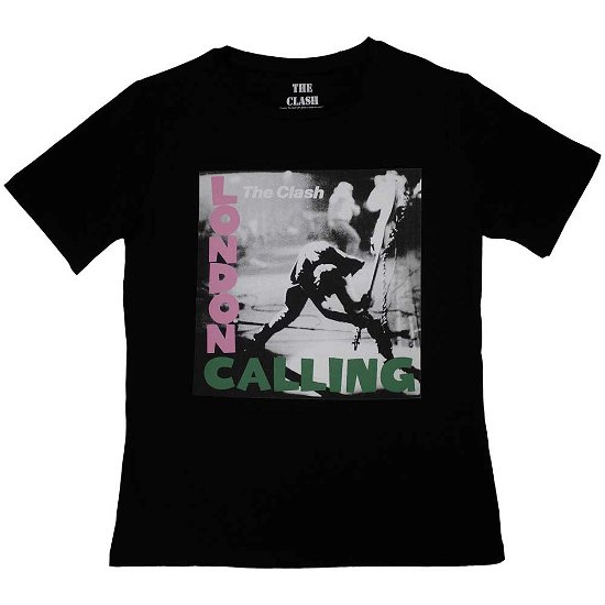 The Clash Ladies T-Shirt: London Calling - Clash - The - Merchandise -  - 5056737214857 - 