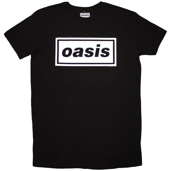 Cover for Oasis · Oasis Ladies T-Shirt Dress: Decca Logo (Black) (Bekleidung) [size S] (2025)