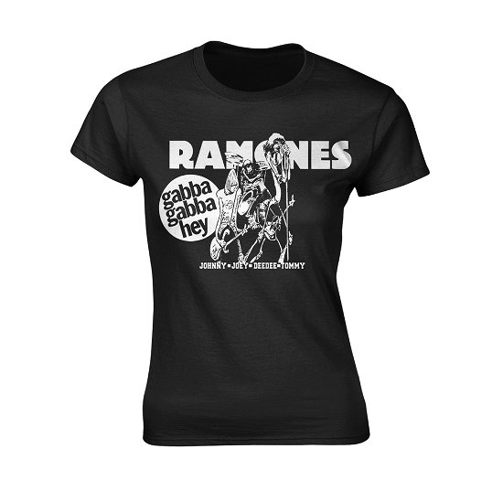 Cover for Ramones · Gabba Gabba Hey Cartoon (T-shirt) [Black edition] (2018)