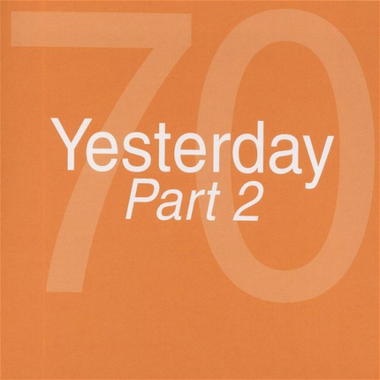 Cover for Various Artists · Yesterday 70 Part 2 (CD)