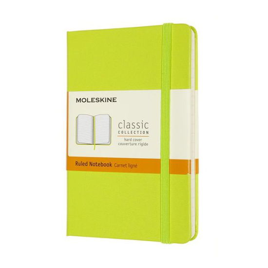 Cover for Moleskine Pocket Ruled Hardcover Notebook: Lemon Green (Book) (2020)