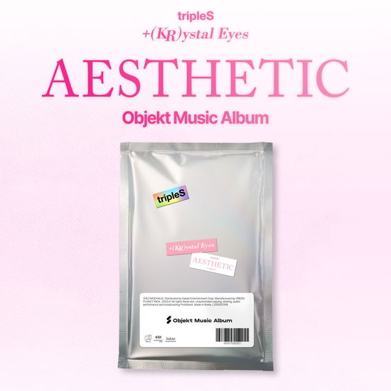 Cover for TRIPLES + (KR)YSTAL EYES · AESTHETIC (Digital Code + Merch) [Objekt Music Digital edition] (2025)