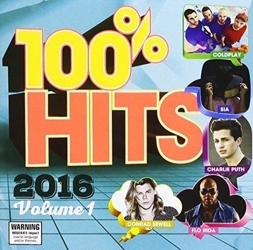 Cover for 100% Hits 2016 Volume 1 / Various (CD) (2016)