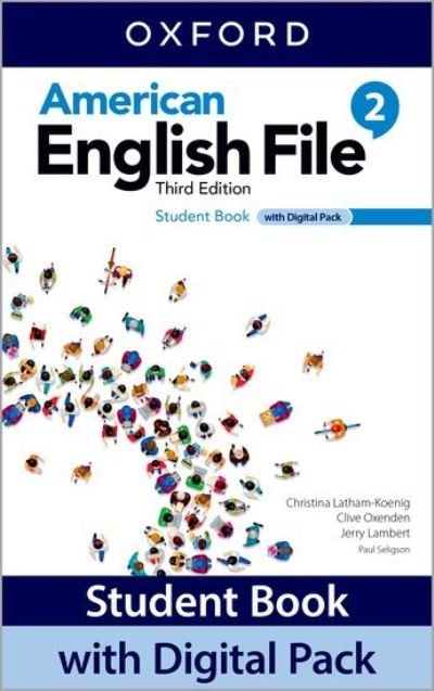 Cover for Oxford University Press · American English File: Level 2: Student Book with Digital Pack (Book) (2022)