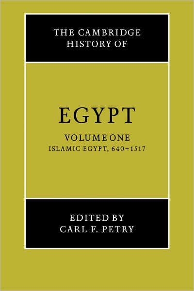 Cover for Carl F Petry · The Cambridge History of Egypt - The Cambridge History of Egypt (Pocketbok) (2008)