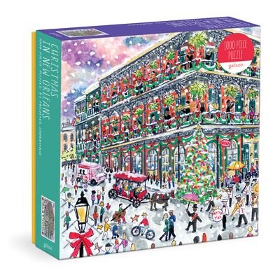 Michael Storrings Christmas in New Orleans 1000 Piece Puzzle with Square Box (SPEL) (2022)