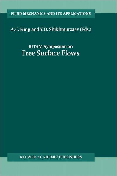 IUTAM Symposium on Free Surface Flows: Proceedings of the IUTAM Symposium held in Birmingham, United Kingdom, 10-14 July 2000 - Fluid Mechanics and Its Applications - A C King - Books - Springer - 9780792370857 - August 31, 2001