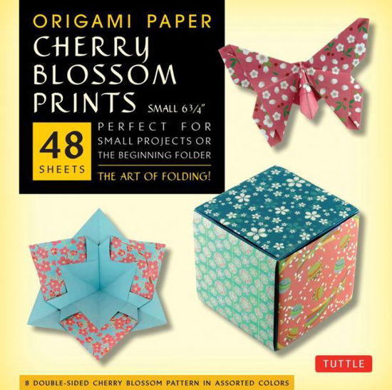 Origami Paper- Cherry Blossom Prints- Small 6 3/4" 48 sheets: Tuttle Origami Paper: Origami Sheets Printed with 8 Different Patterns: Instructions for 5 Projects Included - Tuttle Publishing - Boeken - Tuttle Publishing - 9780804844857 - 10 februari 2015