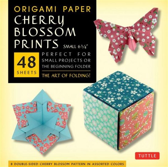 Cover for Tuttle Publishing · Origami Paper- Cherry Blossom Prints- Small 6 3/4&quot; 48 sheets: Tuttle Origami Paper: Origami Sheets Printed with 8 Different Patterns: Instructions for 5 Projects Included (Papirvare) [Origami Paper edition] (2015)