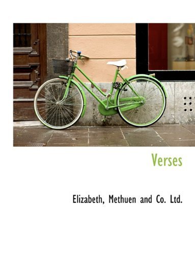 Cover for Elizabeth · Verses (Paperback Bog) (2010)
