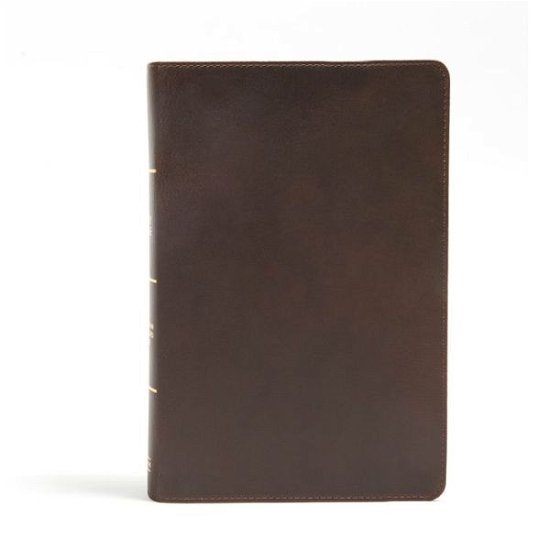 Cover for CSB Bibles by Holman CSB Bibles by Holman · CSB Giant Print Reference Bible, Brown Genuine Leather (Leather Book) (2017)