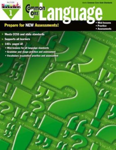 Cover for Newmark Learning · Common Core Practice Language Grade 1 (Paperback Book) (2014)