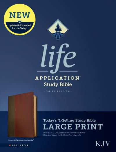 Cover for Tyndale · KJV Life Application Study Bible, Third Edition, Large Print (Leather Book) (2021)