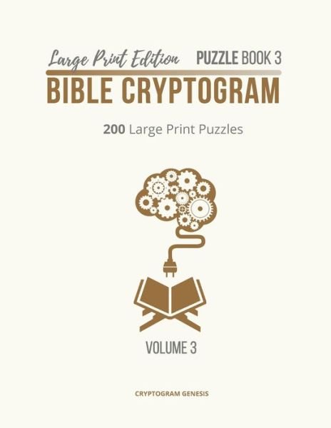 Cover for Cryptogram Genesis · Large Print Edition Puzzle Book 3 Bible Cryptogram (Taschenbuch) (2019)