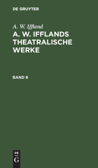 Cover for A. W. Iffland (N/A) (1901)