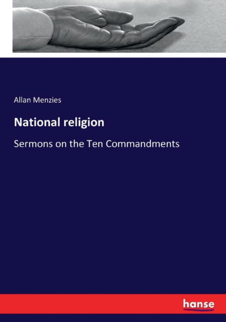 Cover for Allan Menzies · National religion (Paperback Bog) (2017)